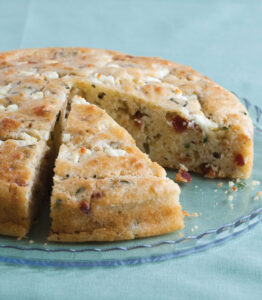 Bacon Bread with Goat Cheese and Chive Recipe